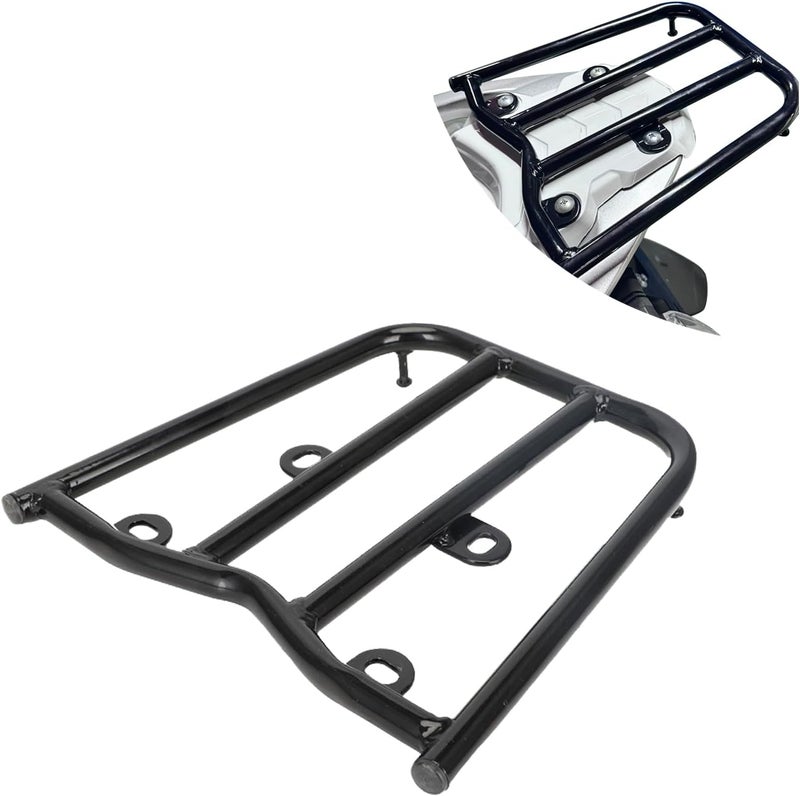 BAOUFF Rear Rack for Hawk 250,Iron Motorcycle Luggage Storage Bracket for Hawk 250cc/Hawk 250 DLX(Not Fits EFI) - Image 1